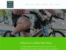 Tablet Screenshot of mikesbikeshoppalatine.com